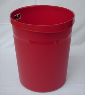 Papierkorb, rot