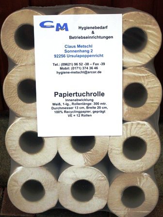 Rollenhandtuch f�r Innenabwicklung,