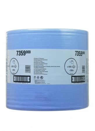 Wischtuch, 3-lg., blau