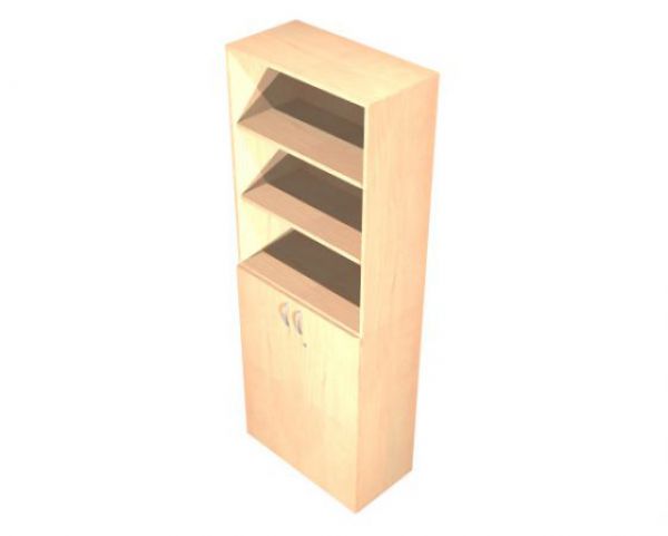 Aktenschrank, 6OH, halbgeschlossen