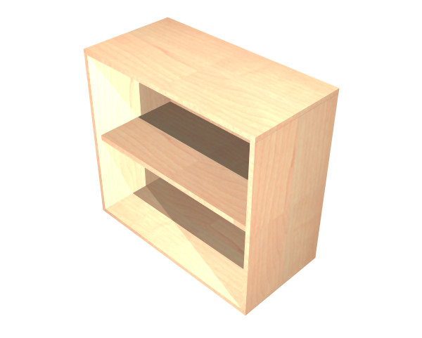 Aufsatzregal, 2OH, offen