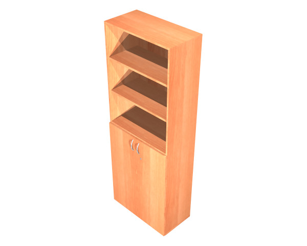 Aktenschrank, 6OH, halbgeschlossen