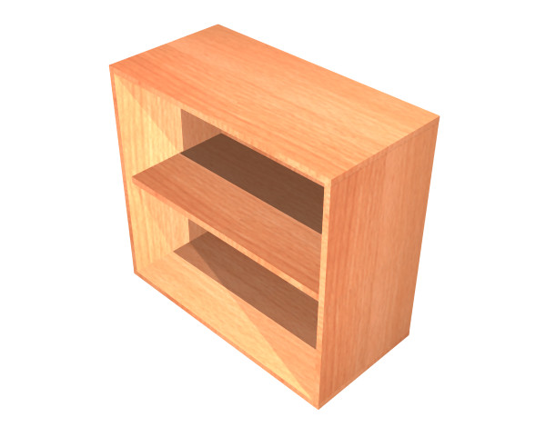 Aufsatzregal, 2OH, offen
