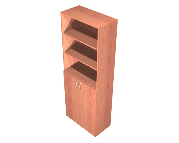 Aktenschrank, 6OH, halbgeschlossen