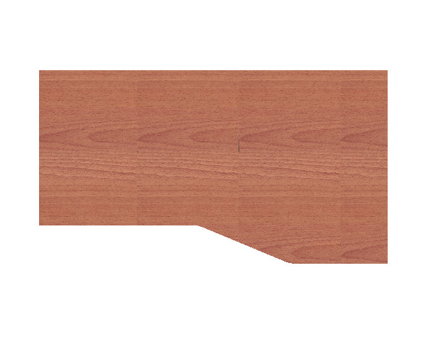 Freiformtisch rechts 180x100/80x75 cm