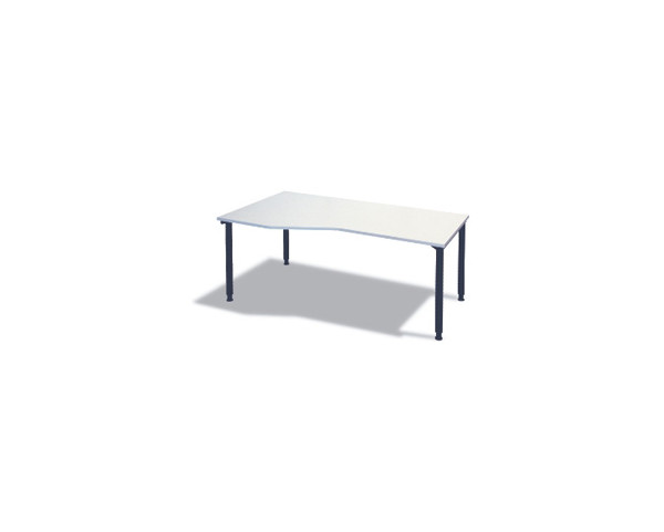 Freiformtisch rechts HV 180x100/80x75 cm