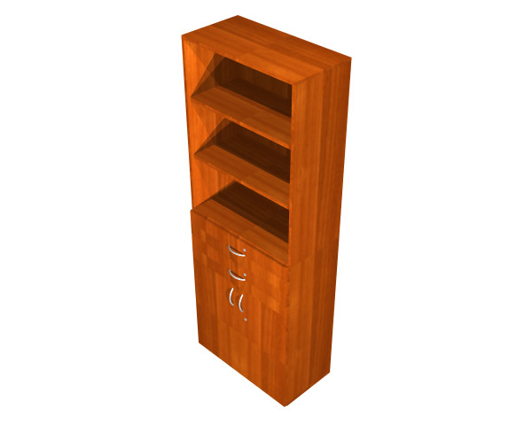 Aktenschrank, 6OH, Fl�gelt�ren, Sch�be, oben offen